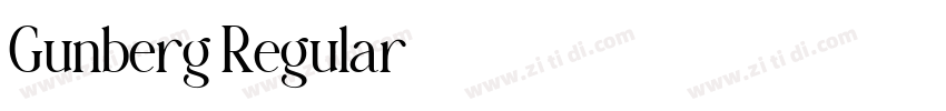 Gunberg Regular字体转换 Gunberg Regular字体转换